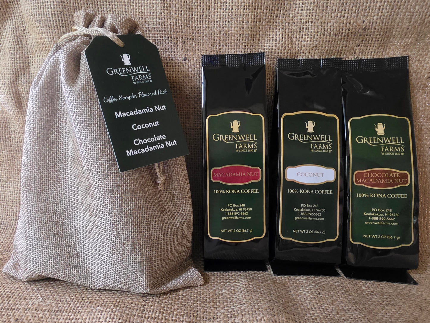 Coffee Sampler Pack Flavored 3 Pack