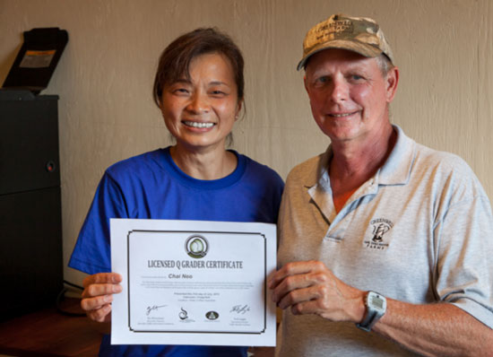 Chai L Neo – Earns Q-Grader Certification