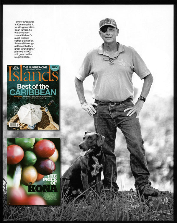 Tommy Greenwell in Islands Magazine