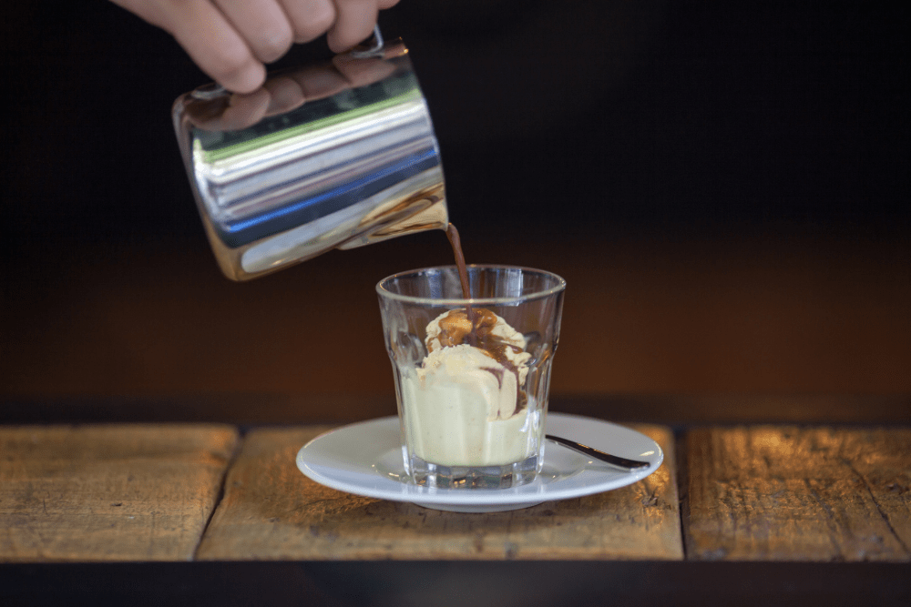 Perfect 100% Kona Coffee Affogato