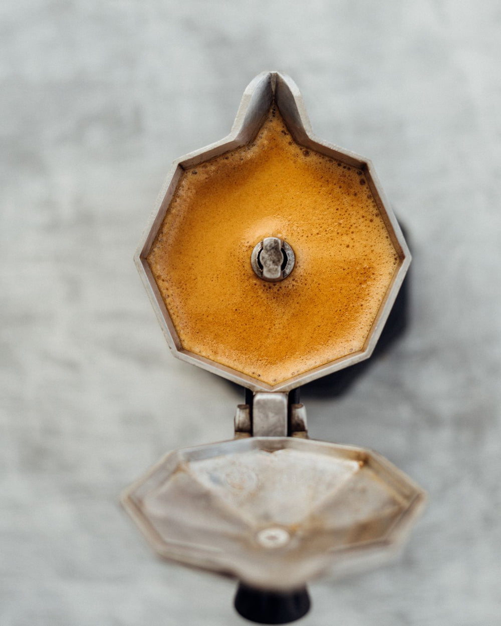 Moka Pot Photo - View from Above