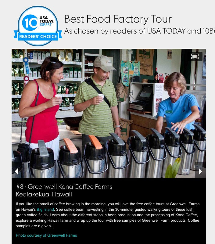 USA Today Ranks Greenwell Farms Top 10 Best Food Factory Tour