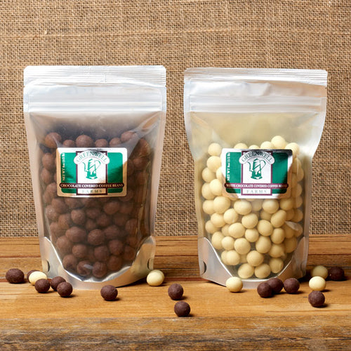 Chocolate covered espresso beans by Greenwell Farms in Hawaii