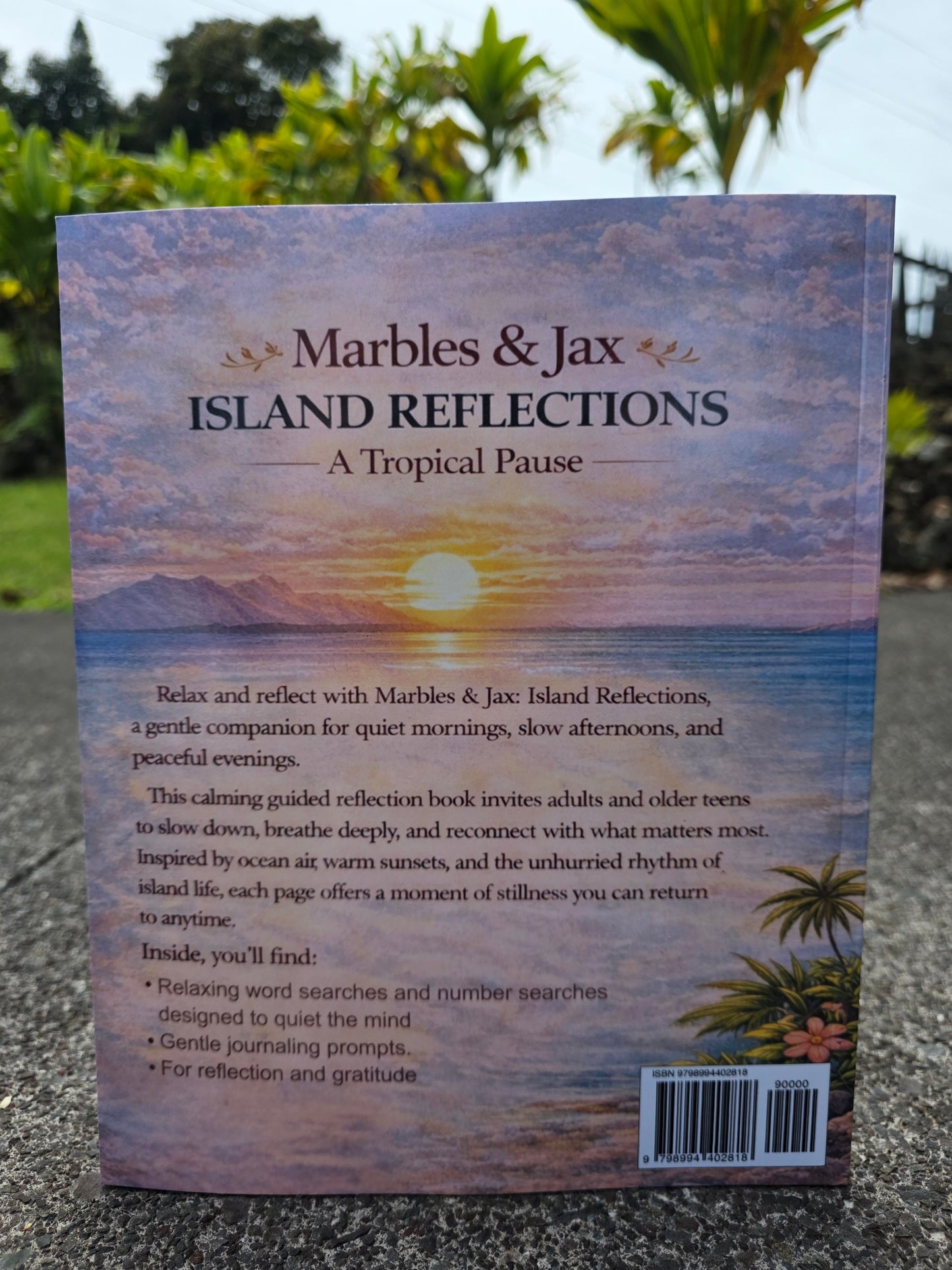 Marbles & Jax Island Reflections Children's Book - Back