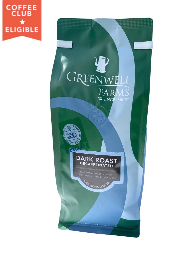 Dark Roast Decaffeinated - Greenwell Farms Kona Coffee