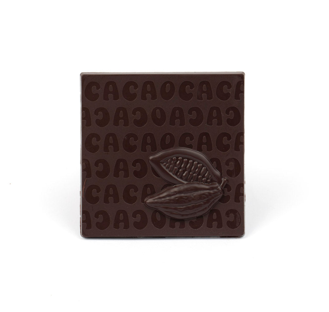 Single-origin estate grown Hawaiian dark chocolate bar from the Big Island