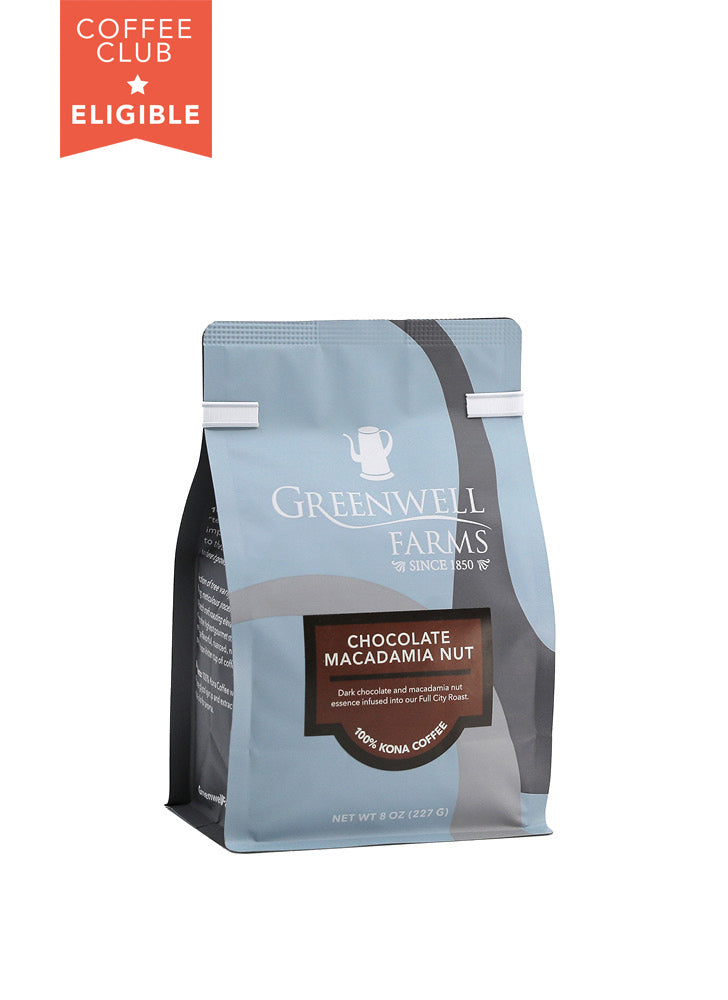 Chocolate Macadamia Nut Kona Coffee 8oz