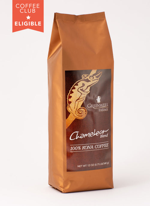 Premium Estate-Grown 100% Kona Coffee - "Chameleon" Blend by Greenwell Farms