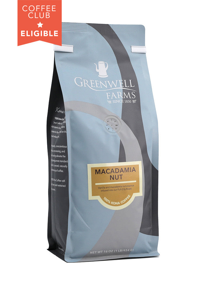 Macadamia Nut Kona Coffee 16oz
